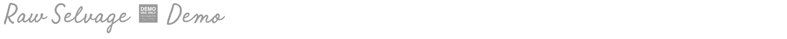 Raw Selvedge font preview